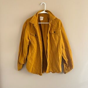 American Eagle Outfitters Mustard Shirt Jacket